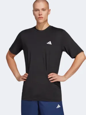 Adidas Essentials Stretch Men Training T-Shirt Black/White