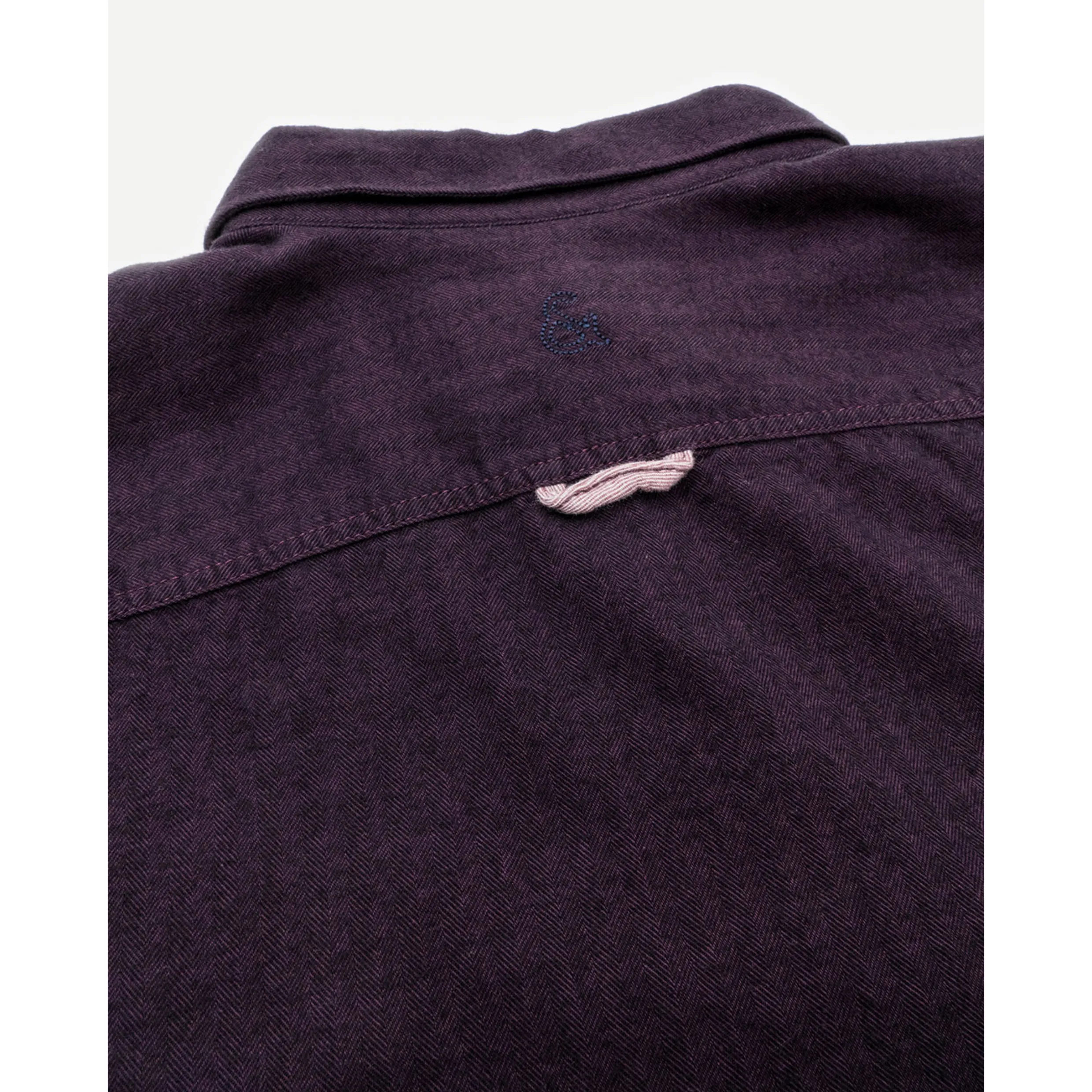 Colours And Sons 9222 Cashmere Herringbone - Purple Rain