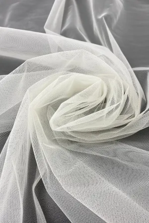 Ivory Swiss 4 Way Stretch Tulle